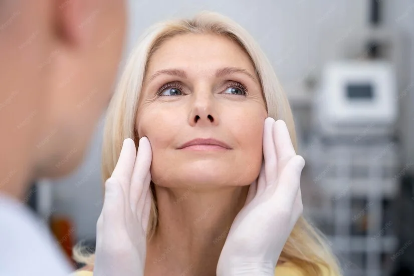 A doctor reviewing results with a patient during a consultation